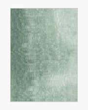 Reflection — Halı, Adaçayı Yeşili, AREA, beyaz zemin, 5x7