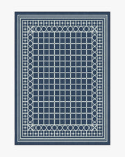 Gray Malin Palm Beach — Halı, Lacivert, AREA, beyaz zemin, 5x7
