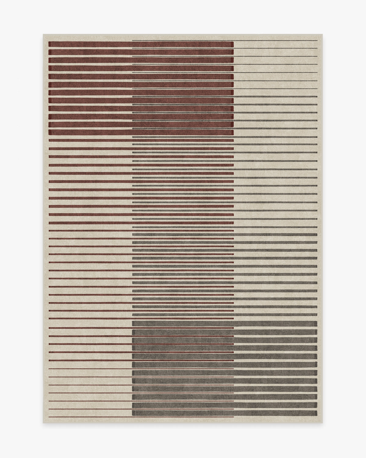 Gradasi Sumac — Halı, Kahverengi, AREA, beyaz zemin, 5x7