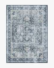 Kamran — Halı, Admiral Mavi, AREA, beyaz zemin, 5x7