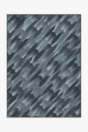 Tie Fighter Houndstooth — Halı, Mavi, AREA, beyaz zemin, 5x7