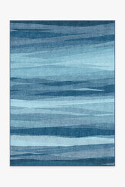 Meridian — Halı, Mavi, AREA, beyaz zemin, 5x7