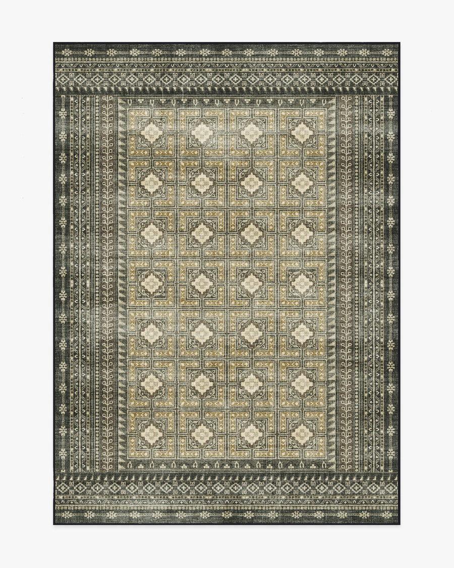 Lorah — Halı, Antrasit, AREA, beyaz zemin, 5x7