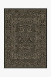 Morris And Co Bluebell — Halı, Yumuşak Siyah, AREA, beyaz zemin, 5x7