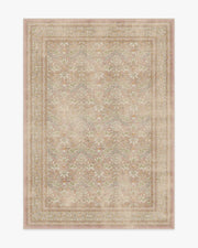 Morris And Co Simply Severn — Halı, Yumuşak Pembe, AREA, beyaz zemin, 5x7