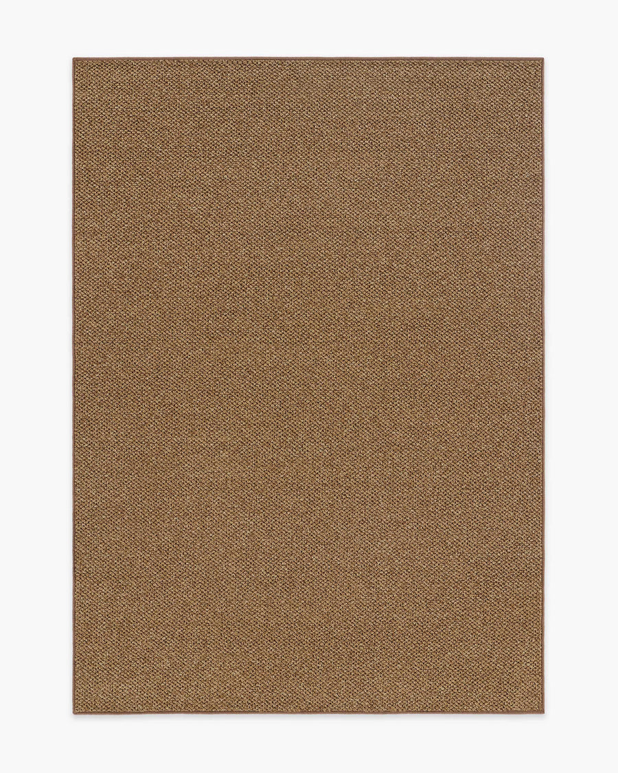 Haven Dark Natural Performance Weave — Halı, Kahverengi, AREA, beyaz zemin, 5x7