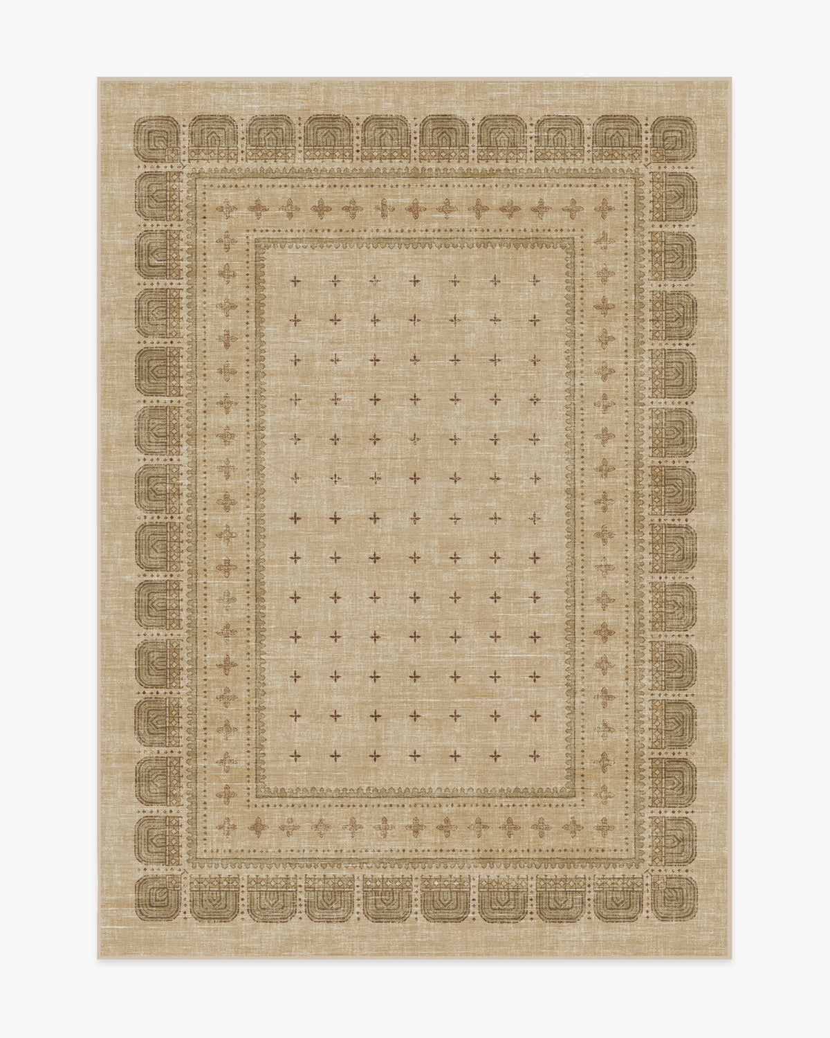 Beatrice — Halı, Taba, AREA, beyaz zemin, 5x7