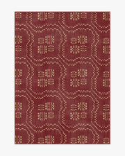 Arlen — Halı, Kehribar Kırmızı, AREA, beyaz zemin, 5x7