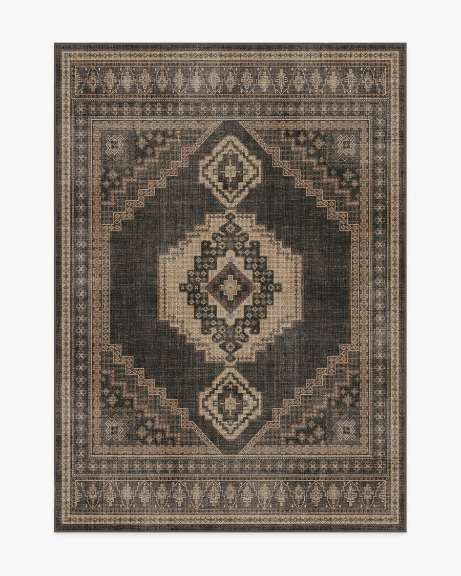 Rayne — Halı, Antrasit Taba, AREA, beyaz zemin, 5x7