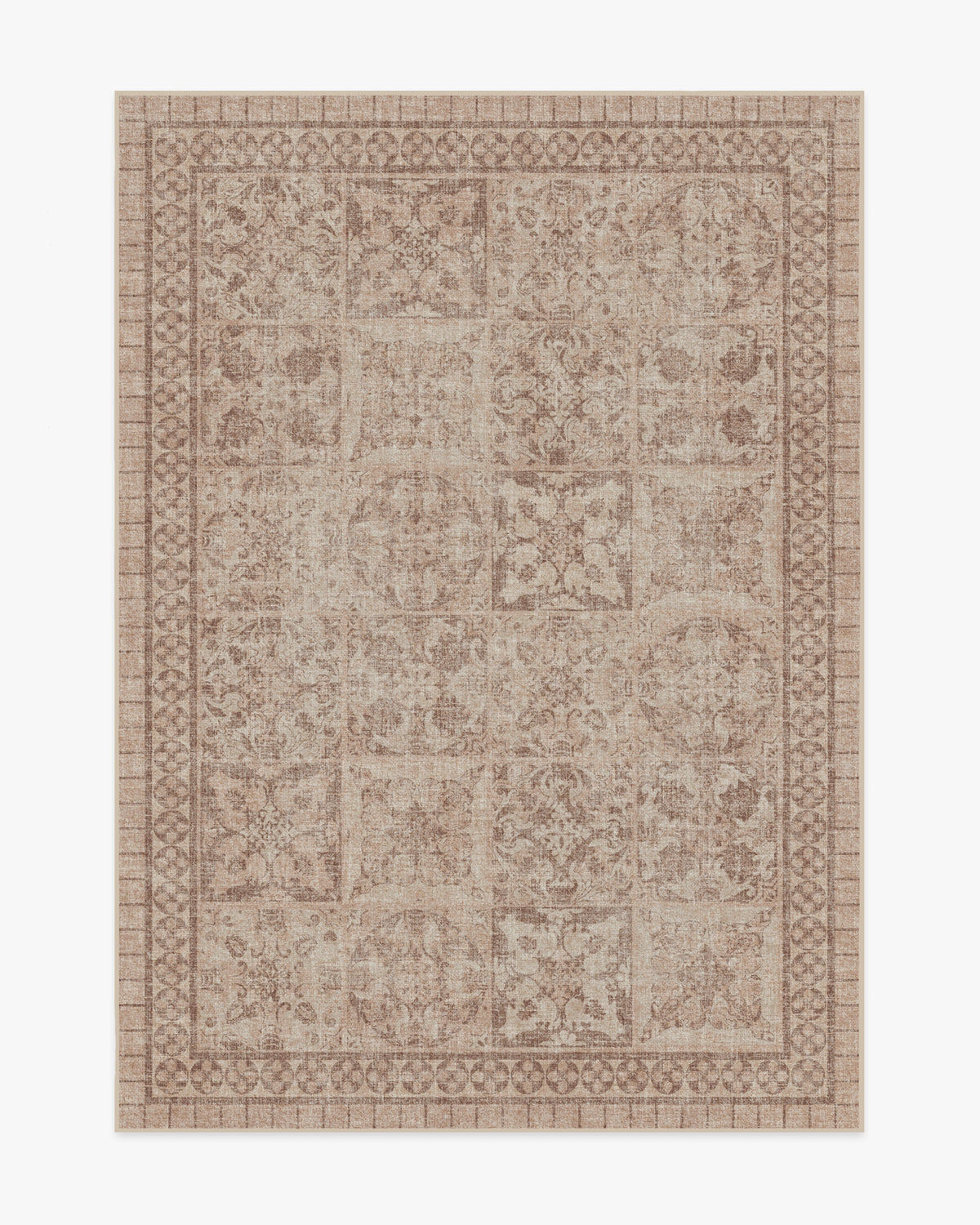 Astoria — Halı, Gül Altın, AREA, beyaz zemin, 5x7