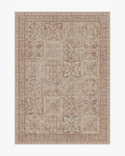 Astoria — Halı, Gül Altın, AREA, beyaz zemin, 5x7