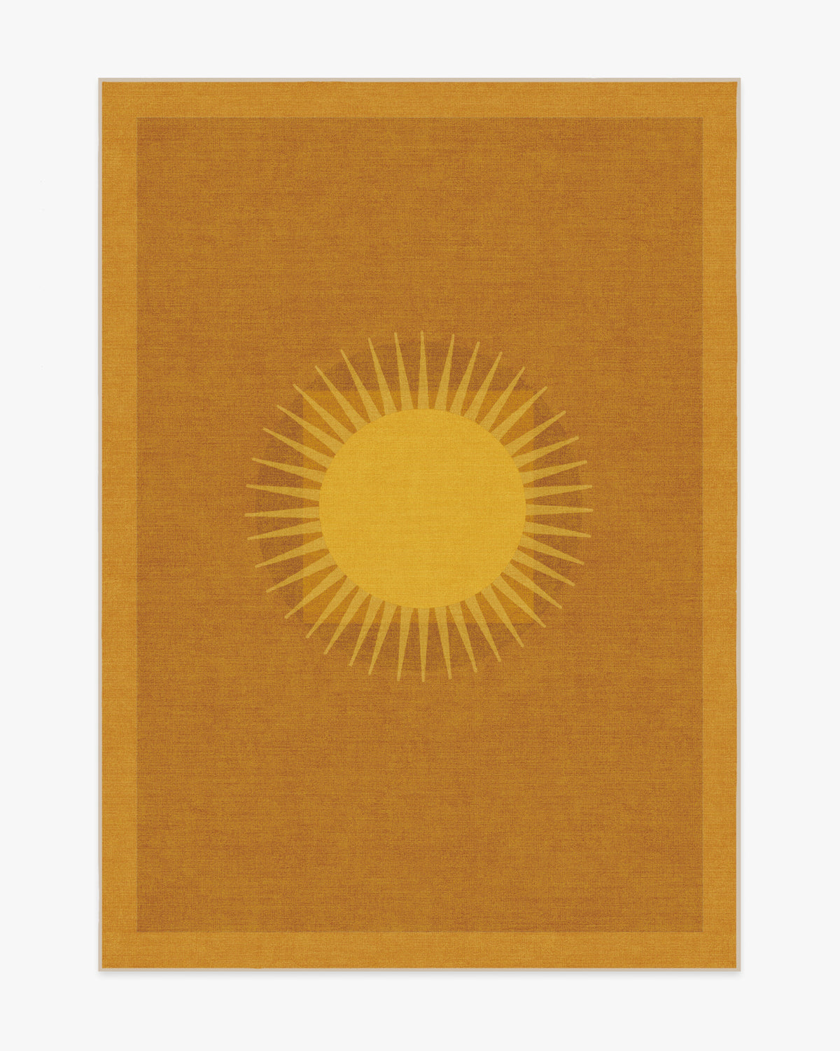 Helios — Halı, Altın, AREA, beyaz zemin, 5x7