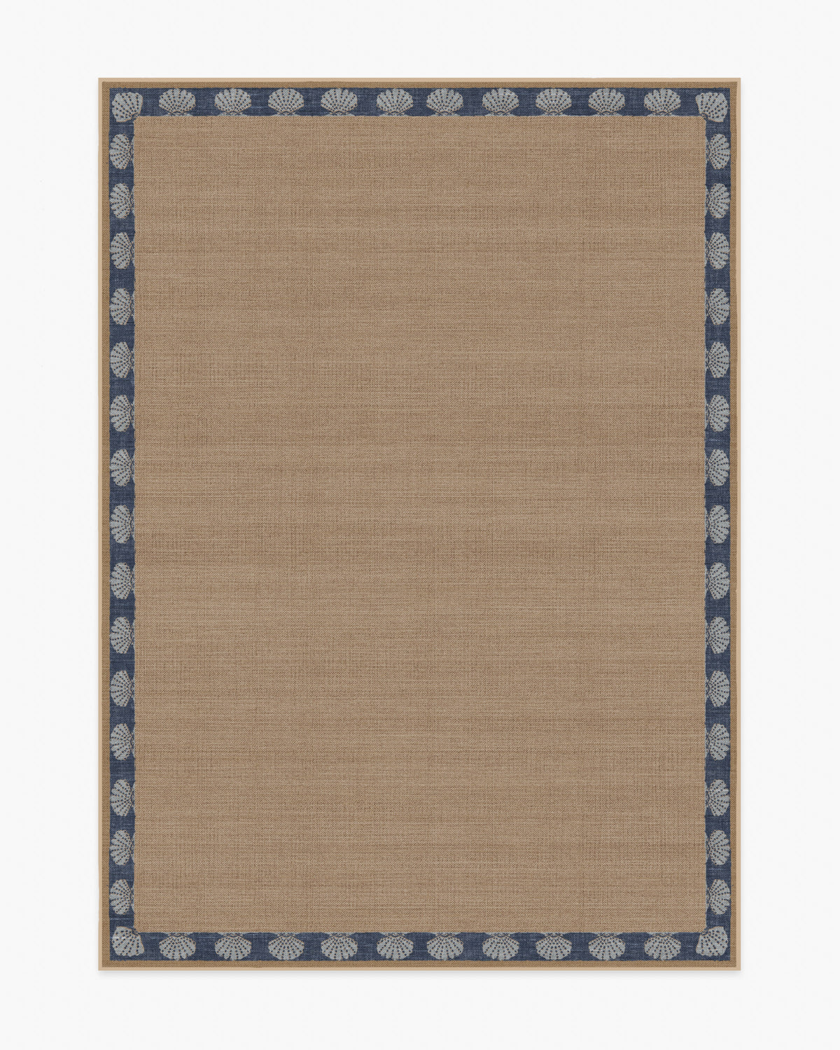 Shelley — Halı, Arduvaz Mavi ve Doğal, AREA, beyaz zemin, 5x7