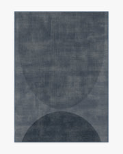 Eclipse — Halı, Lacivert, AREA, beyaz zemin, 5x7