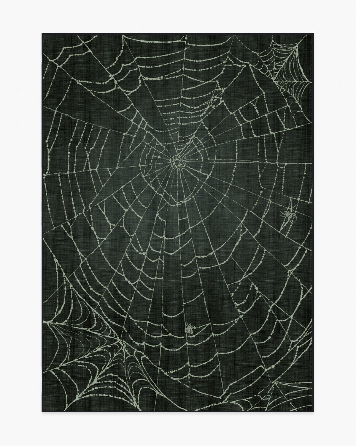 Web — Halı, Yumuşak Siyah, AREA, beyaz zemin, 5x7