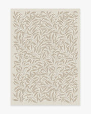 Morris And Co Pure Willow Boughs — Halı, Doğal, AREA, beyaz zemin, 5x7