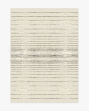 Array — Halı, Siyah Fildişi, AREA, beyaz zemin, 5x7