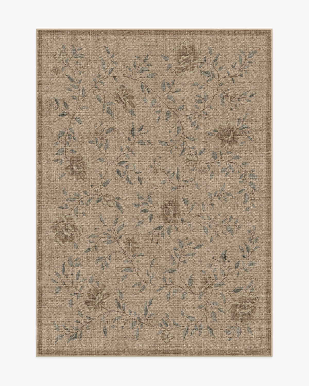 Blume — Halı, Doğal Adaçayı, AREA, beyaz zemin, 5x7
