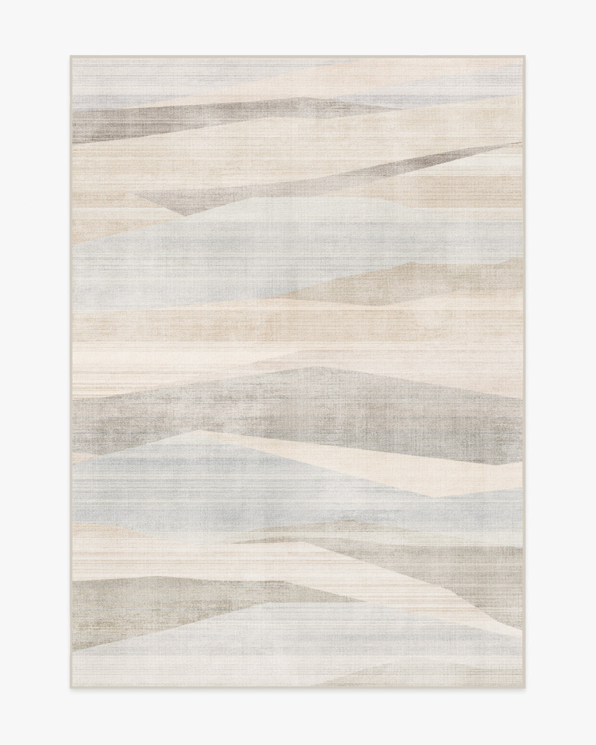 Leia — Halı, Nötr, AREA, beyaz zemin, 5x7