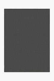Denim Solid — Halı, Siyah, AREA, beyaz zemin, 5x7