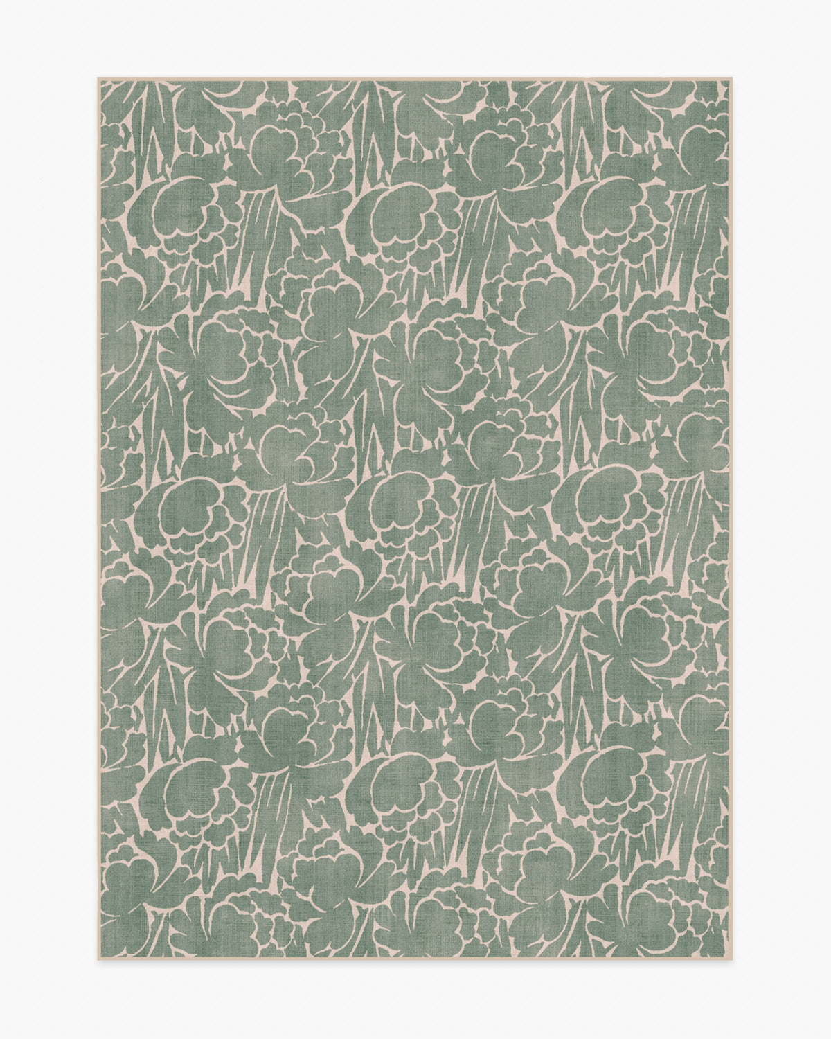 Corrine — Halı, Adaçayı Yeşili, AREA, beyaz zemin, 5x7