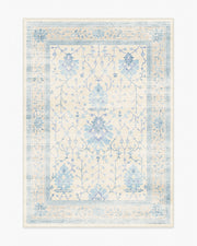 Serafina — Halı, Krem Mavi, AREA, beyaz zemin, 5x7