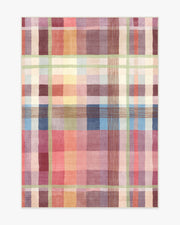 Margot Plaid Berry — Halı, Çok Renkli, AREA, beyaz zemin, 5x7