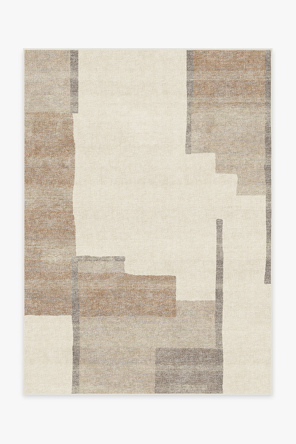 Haylan — Halı, Fildişi Bakır, AREA, beyaz zemin, 5x7