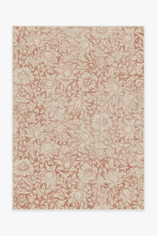 Morris And Co Mallow — Halı, Pas, AREA, beyaz zemin, 5x7