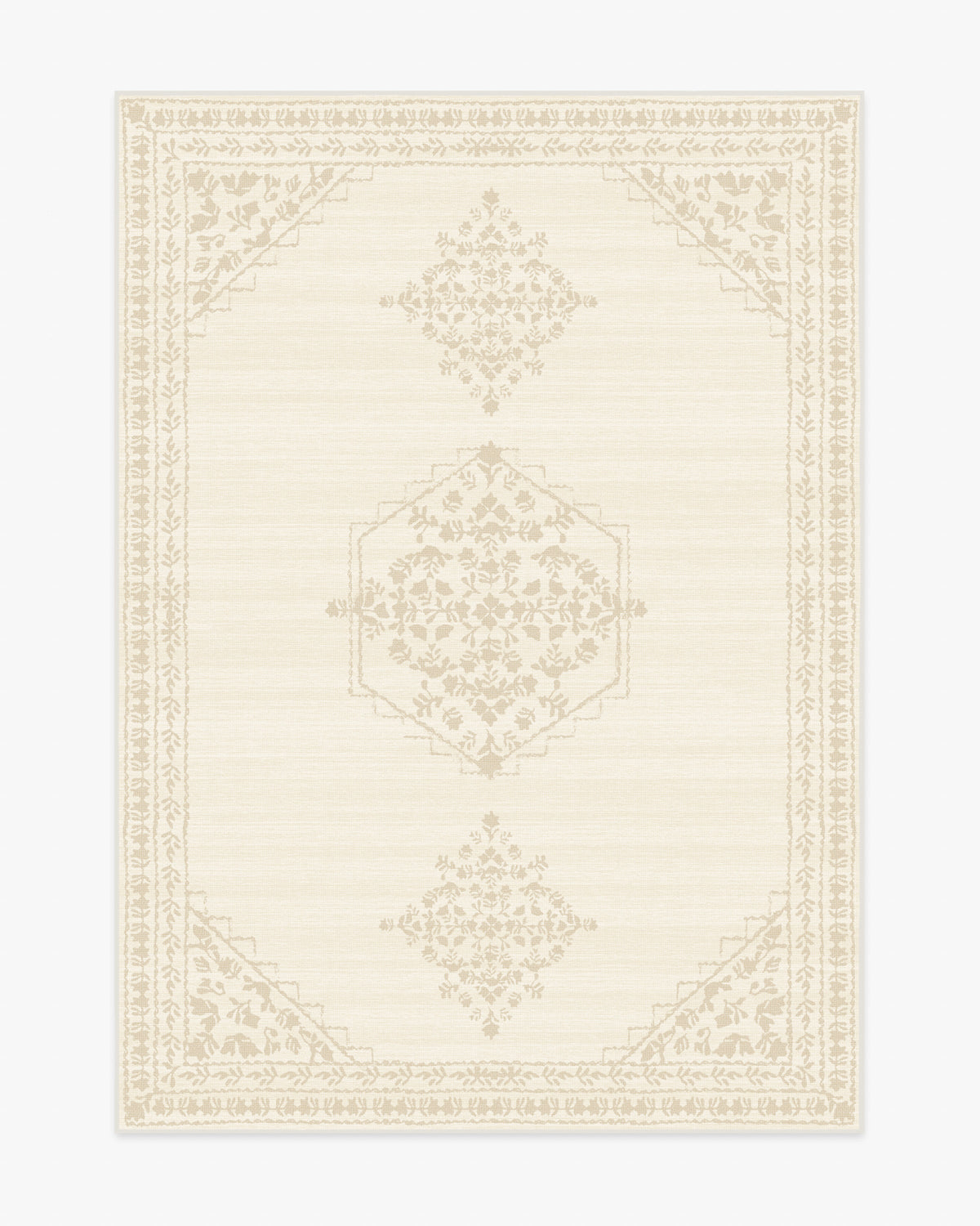 Alette — Halı, Fildişi, AREA, beyaz zemin, 5x7