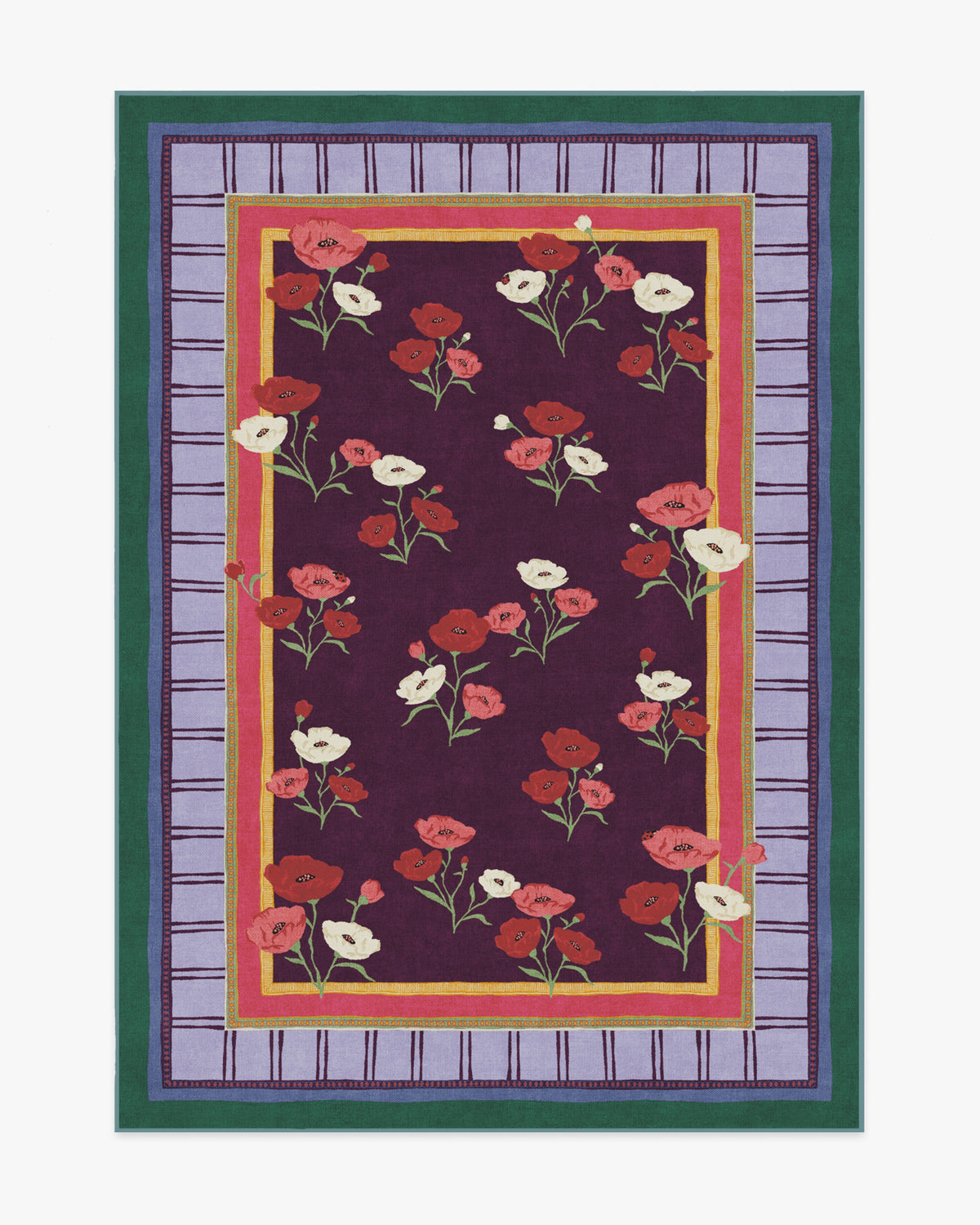 Ambroeus — Halı, Royal Erik, AREA, beyaz zemin, 5x7