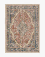 Adeline — Halı, Antique Kırmızı, AREA, beyaz zemin, 5x7