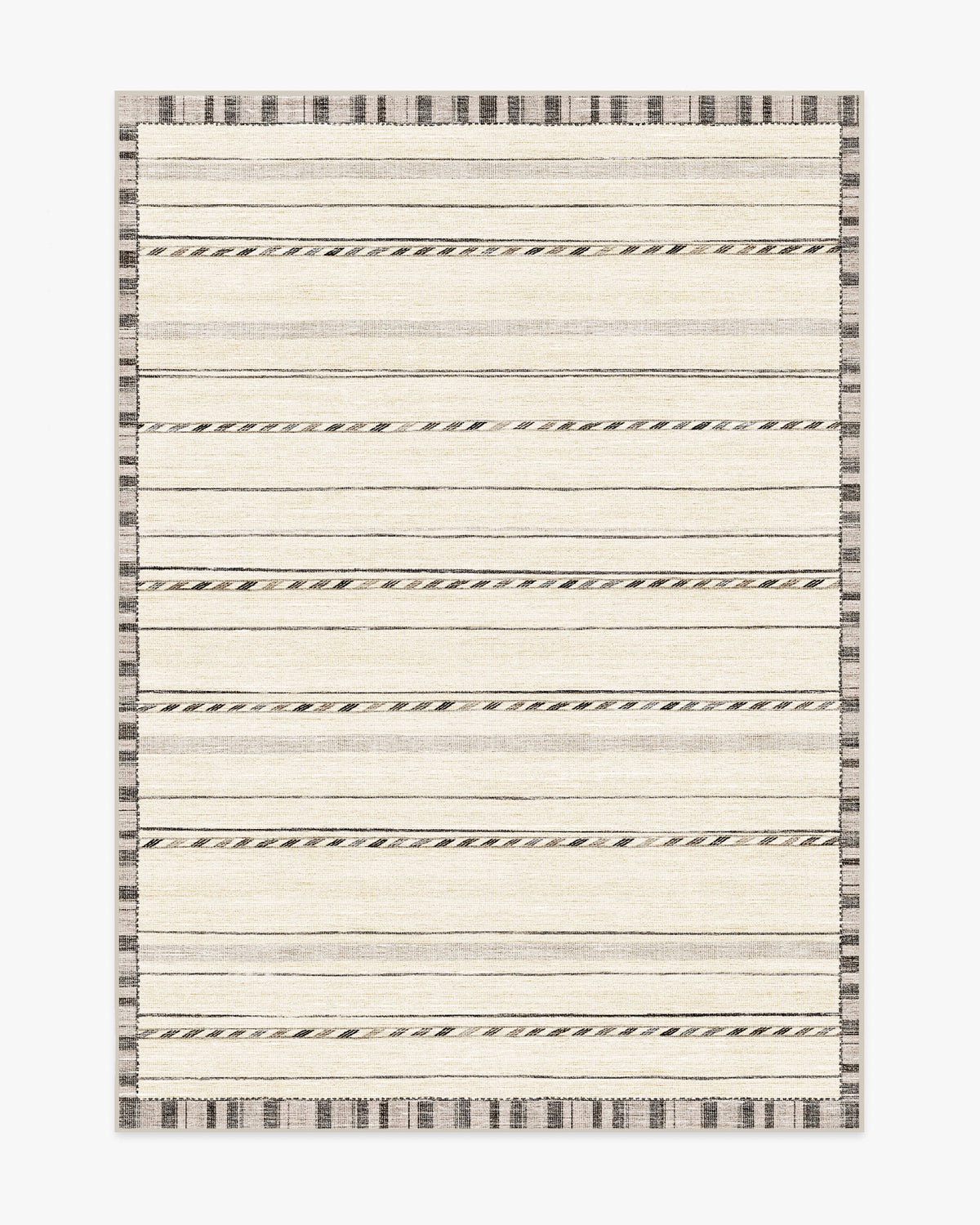 Hemma — Halı, Krem ve Antrasit, AREA, beyaz zemin, 5x7