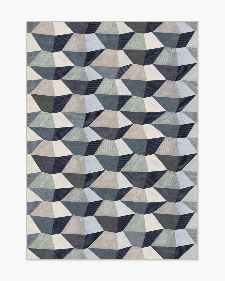 Zeno — Halı, Antrasit, AREA, beyaz zemin, 5x7