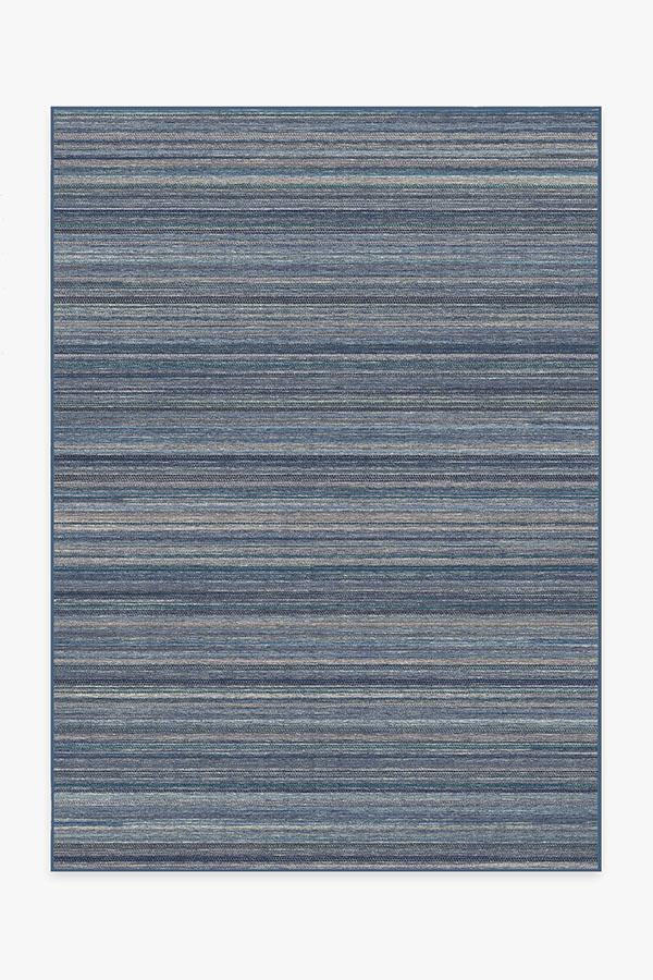 Multi Stripe — Halı, Mavi, AREA, beyaz zemin, 5x7