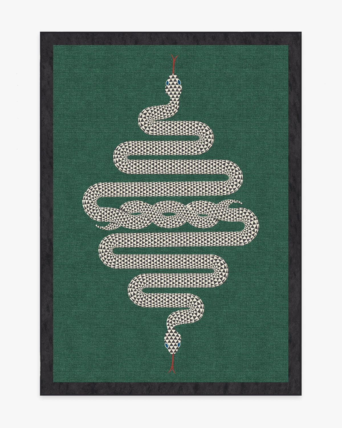 Venom — Halı, Emerald, AREA, beyaz zemin, 5x7