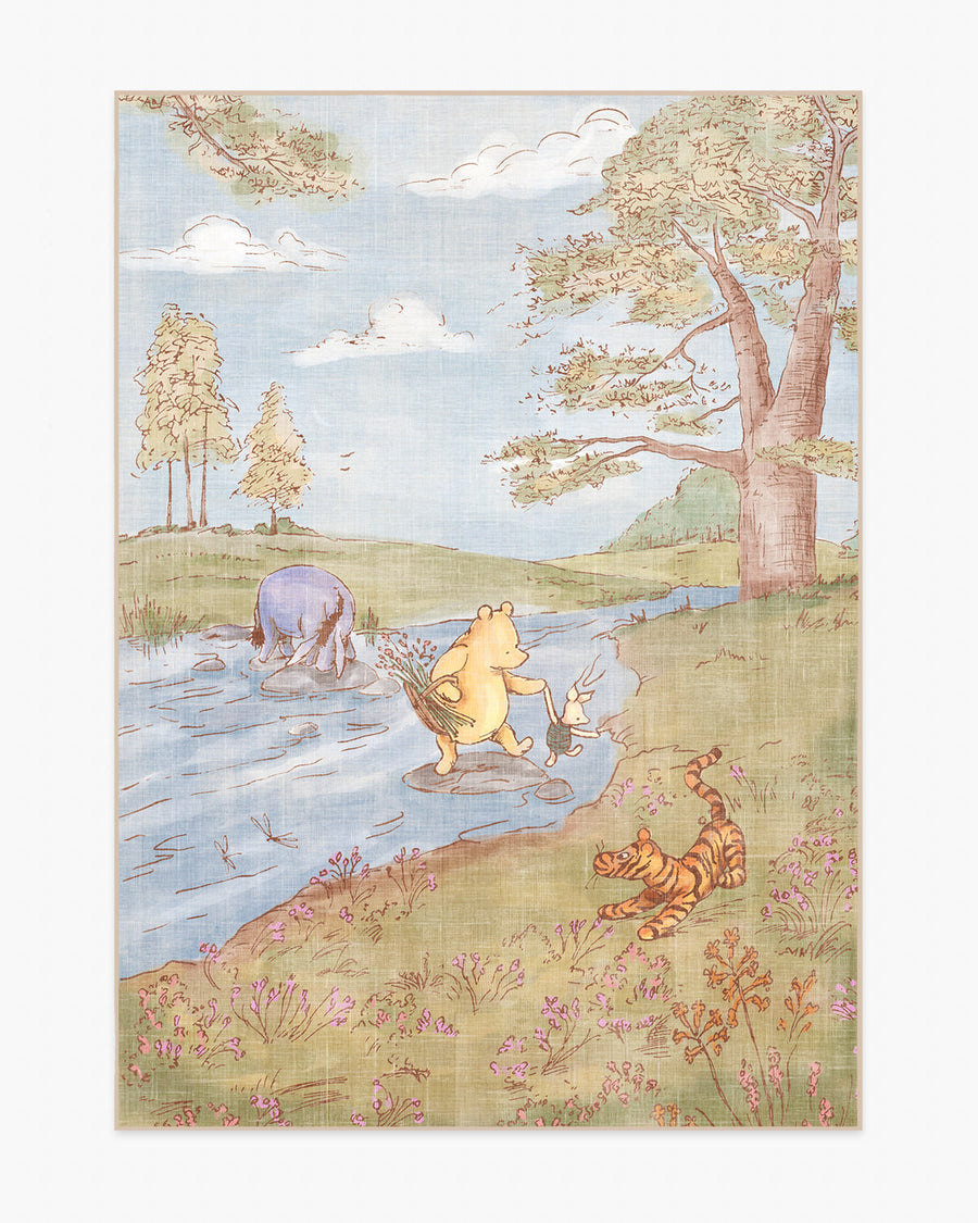 A Sunny Day — Halı, Çok Renkli, AREA, beyaz zemin, 5x7