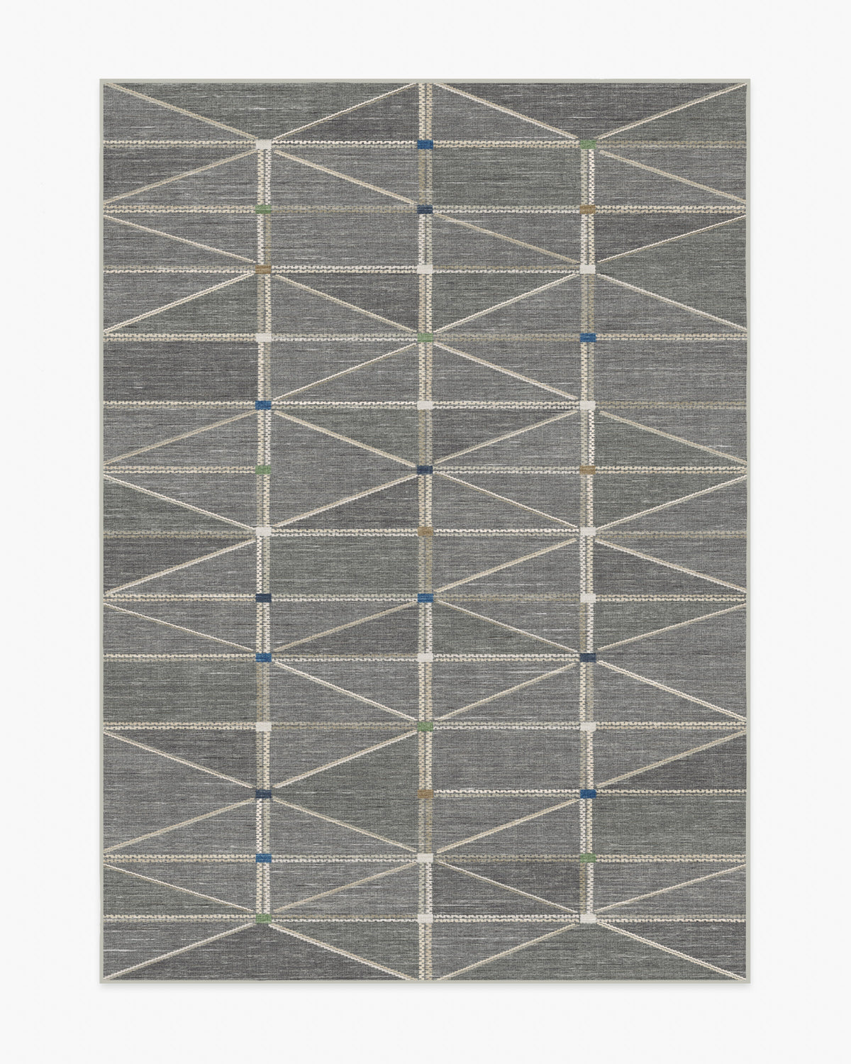Ulysses — Halı, Gri, AREA, beyaz zemin, 5x7