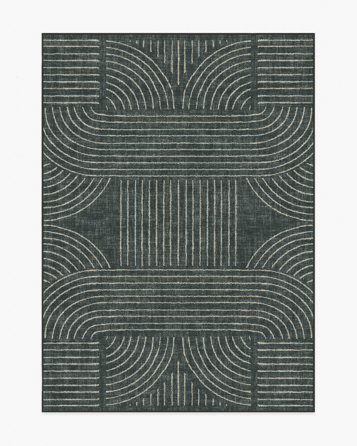 Callen — Halı, Antrasit, AREA, beyaz zemin, 5x7