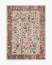 Lilou Currant — Halı, Turkuaz Yeşil, AREA, beyaz zemin, 5x7