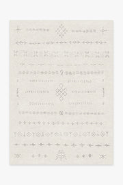 Astrid — Halı, Beyaz, AREA, beyaz zemin, 5x7
