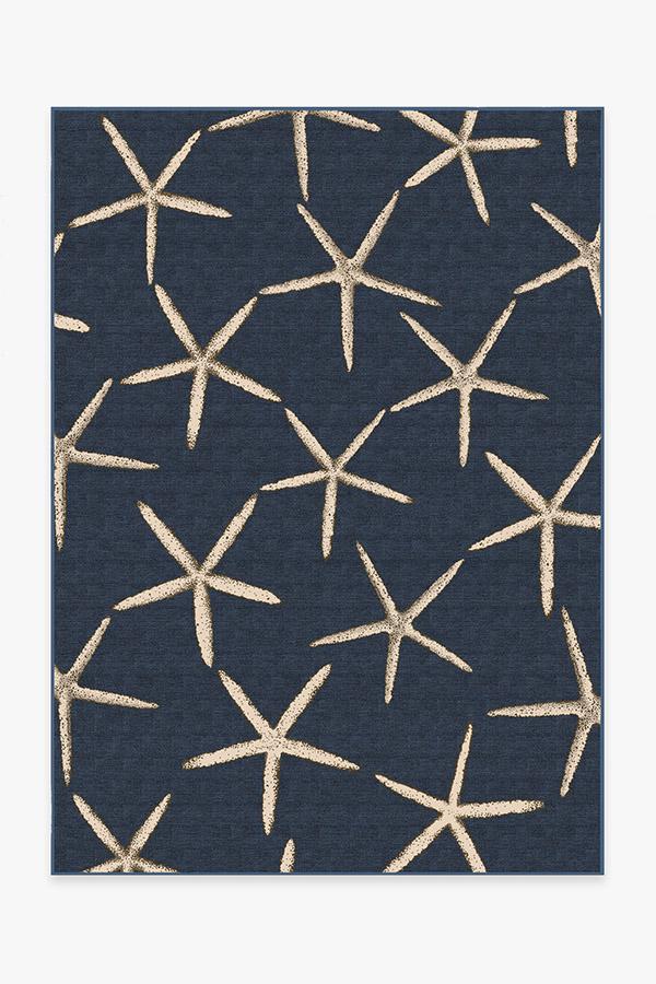 Starfish — Halı, Lacivert, AREA, beyaz zemin, 5x7