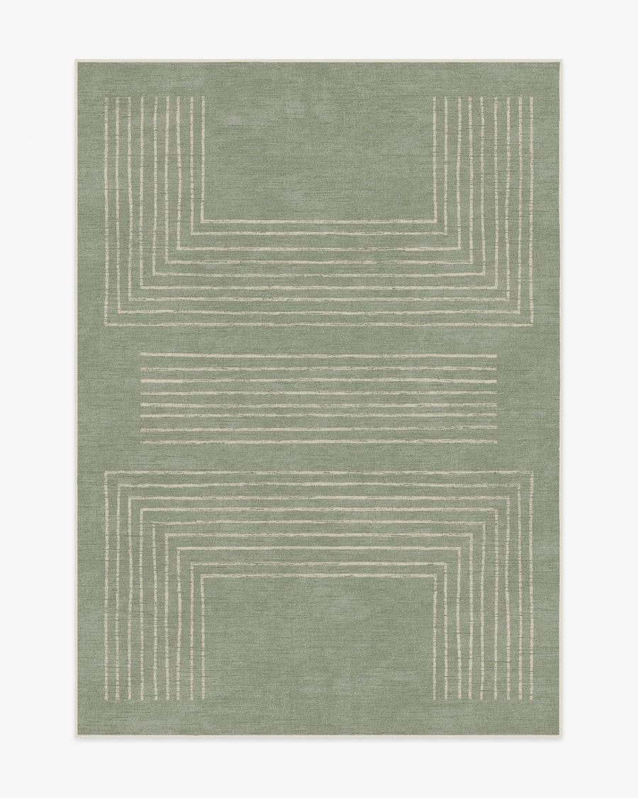 Valencia — Halı, Adaçayı Yeşili, AREA, beyaz zemin, 5x7