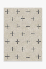 Crosby Birch — Halı, Antrasit, AREA, beyaz zemin, 5x7