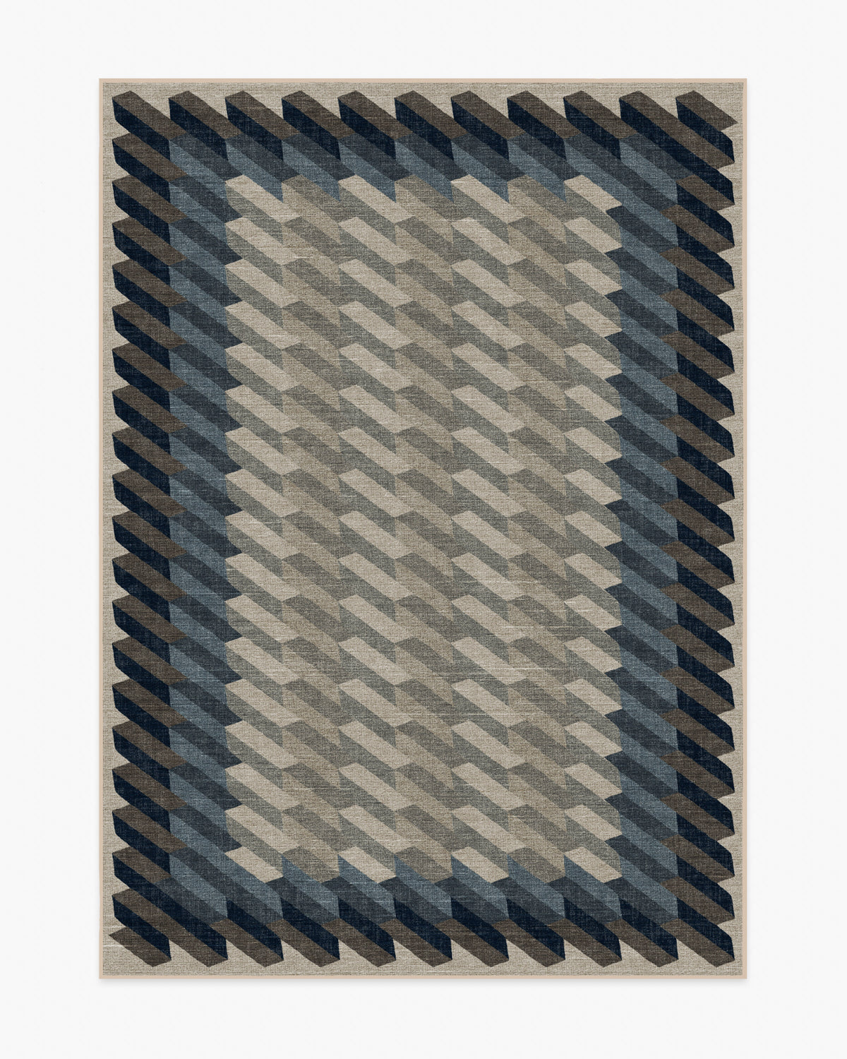 Echo — Halı, Antrasit, AREA, beyaz zemin, 5x7
