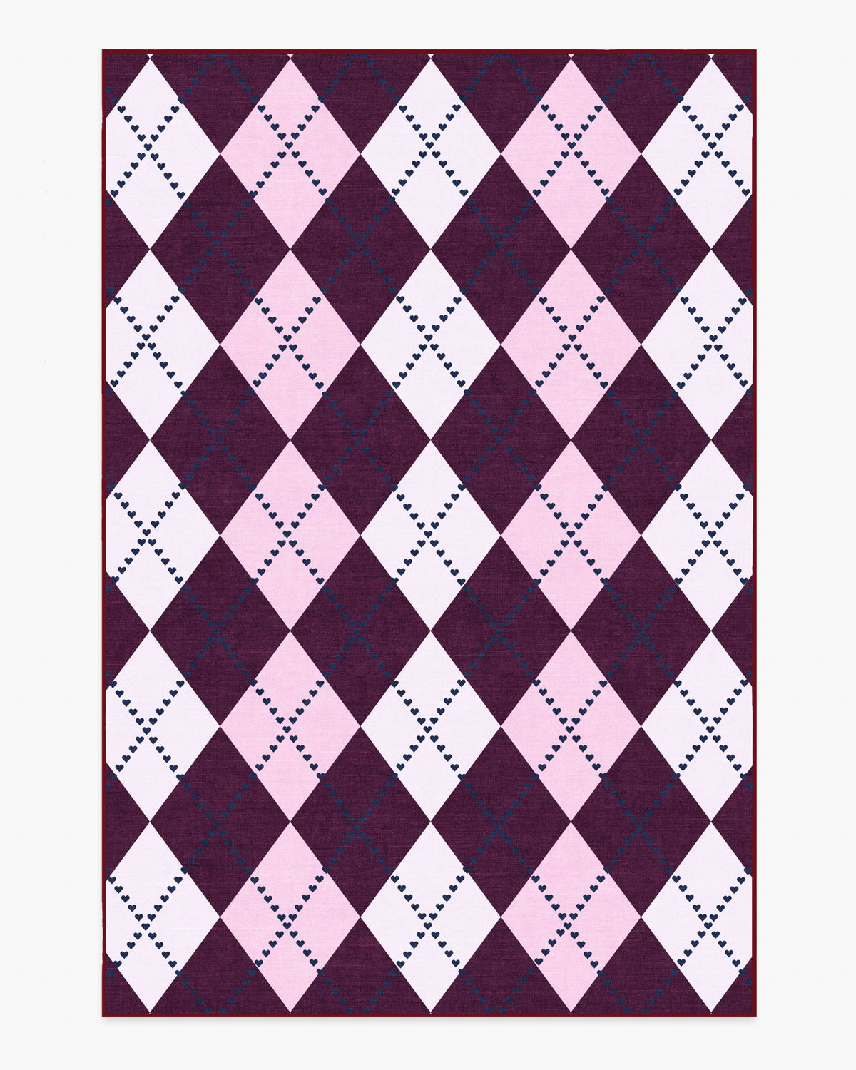 143 Argyle — Halı, Bordo Pembe, AREA