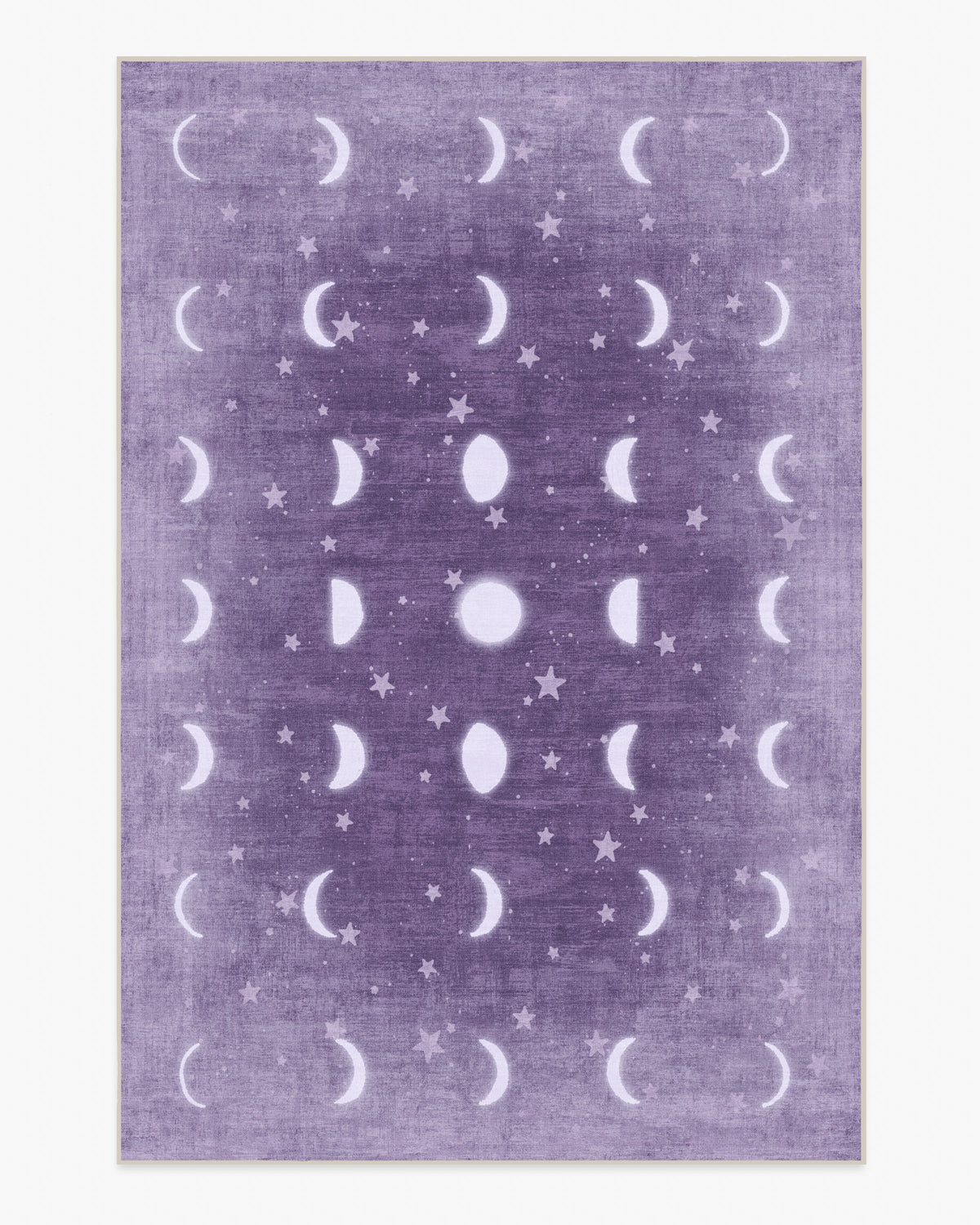 To The Moon And Back — Halı, Leylak, AREA, beyaz zemin, 6x9