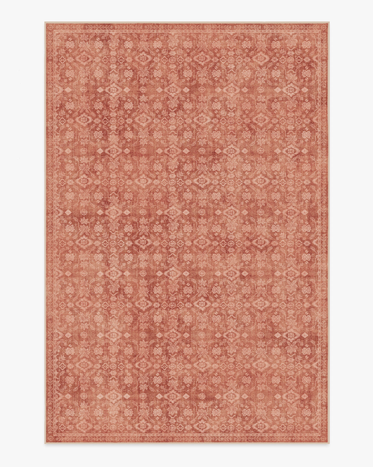 Neve — Halı, Terracotta, AREA, beyaz zemin, 6x9