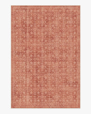Neve — Halı, Terracotta, AREA, beyaz zemin, 6x9