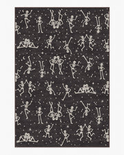Bone Parade — Halı, Antrasit, AREA, beyaz zemin, 6x9
